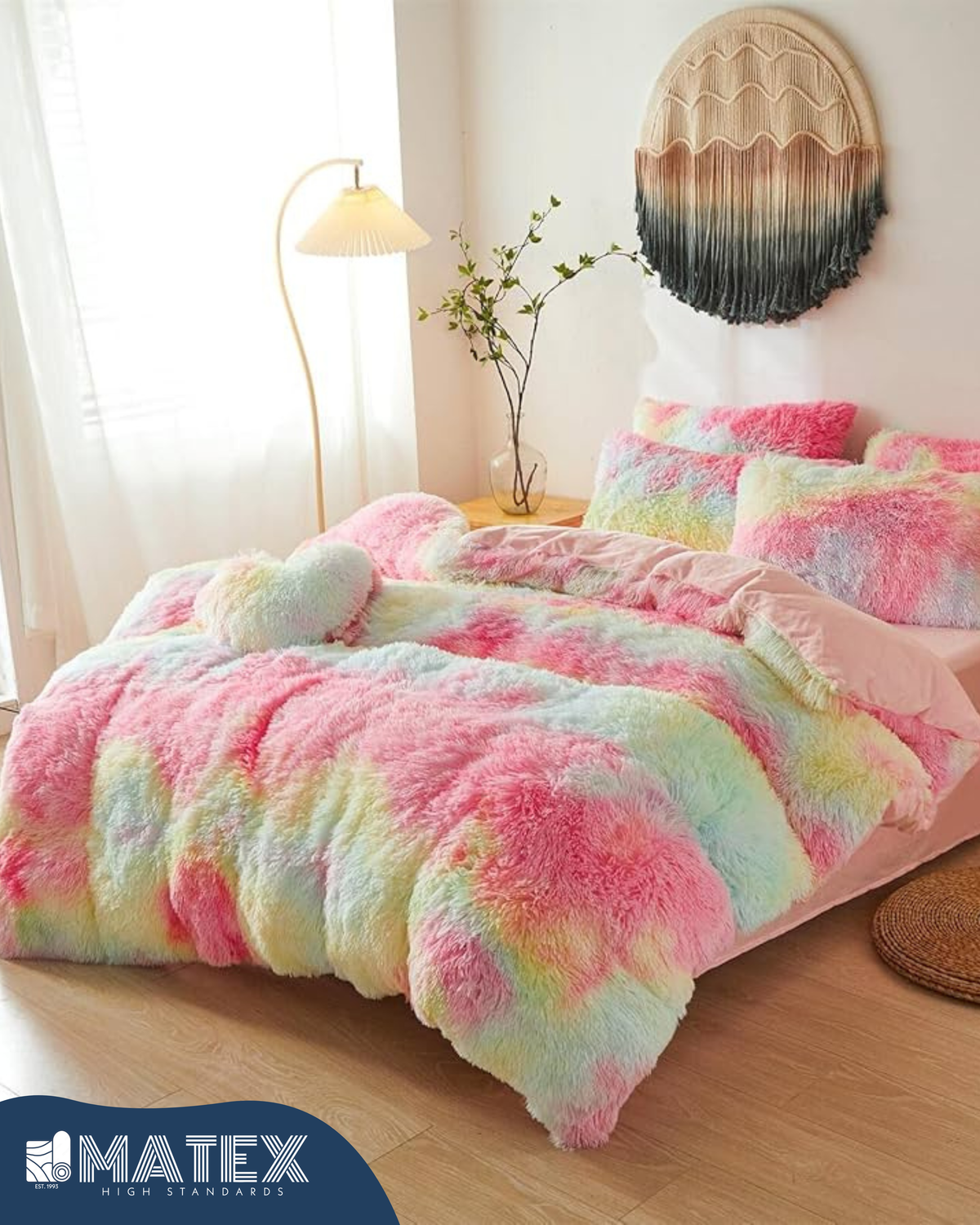 Single Cloud Colorful FluffyLuxe Comforter