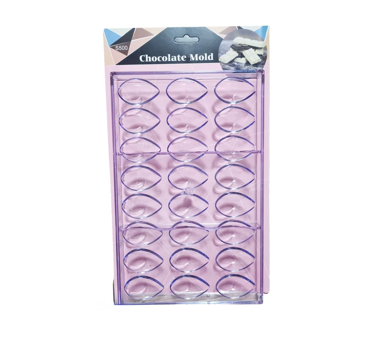 Polycarbonate Mould Mini Leaves Shapes Chocolate