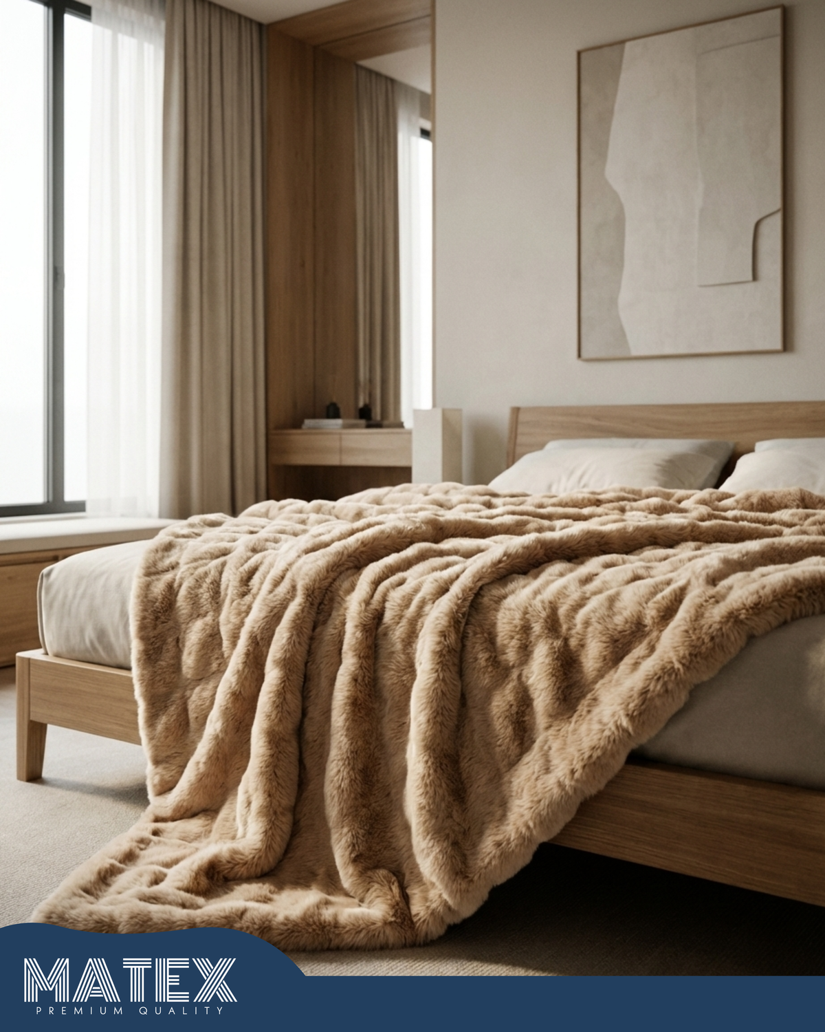 CuddleCloud™ – Luxe Bubble Fur King Blanket