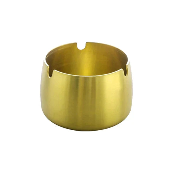 Stainless Steel Golden Deep Ashtray