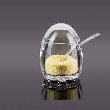 Acrylic Jam Jar With Lid & Spoon
