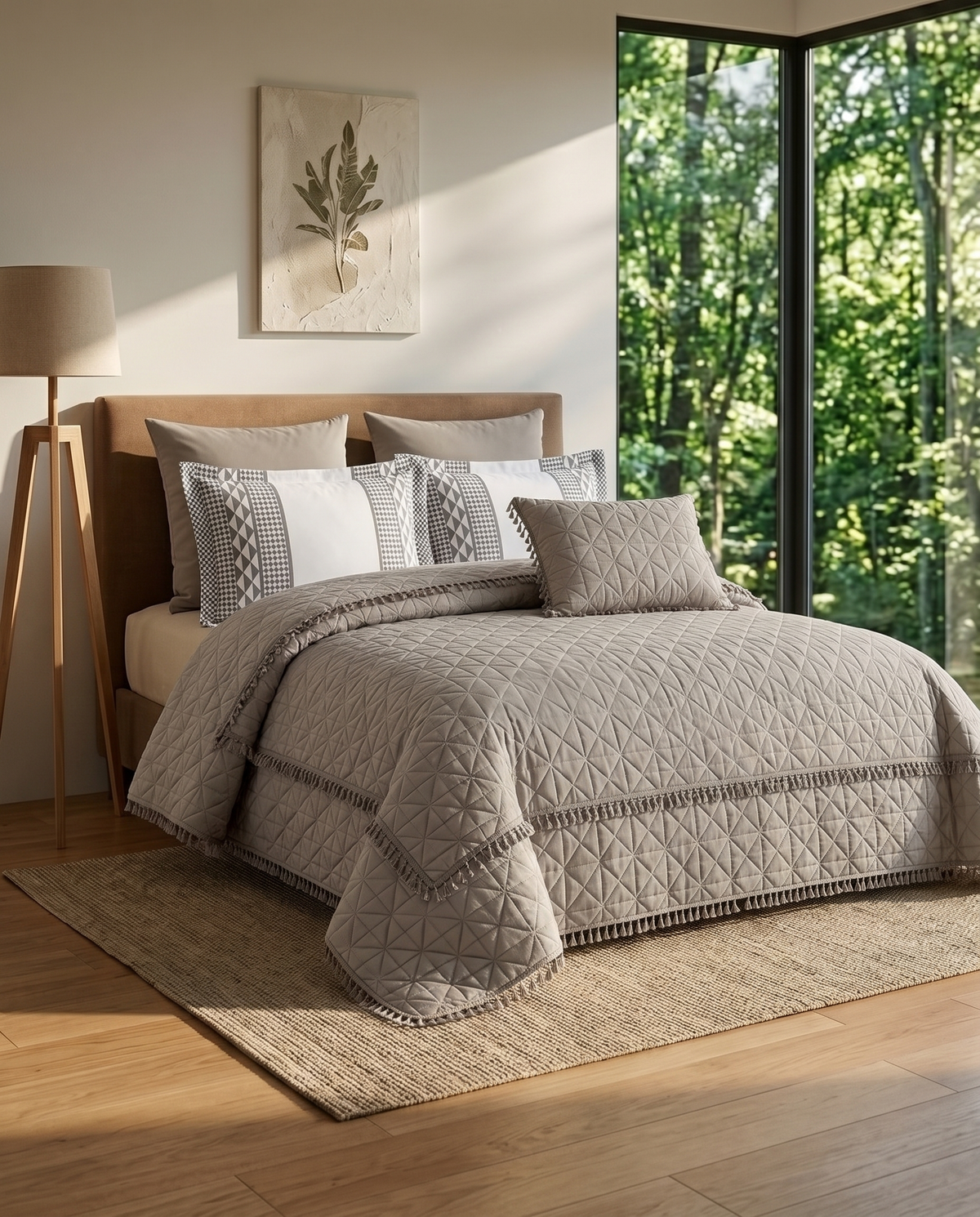 Couture Tassel Bedspread (6pcs)