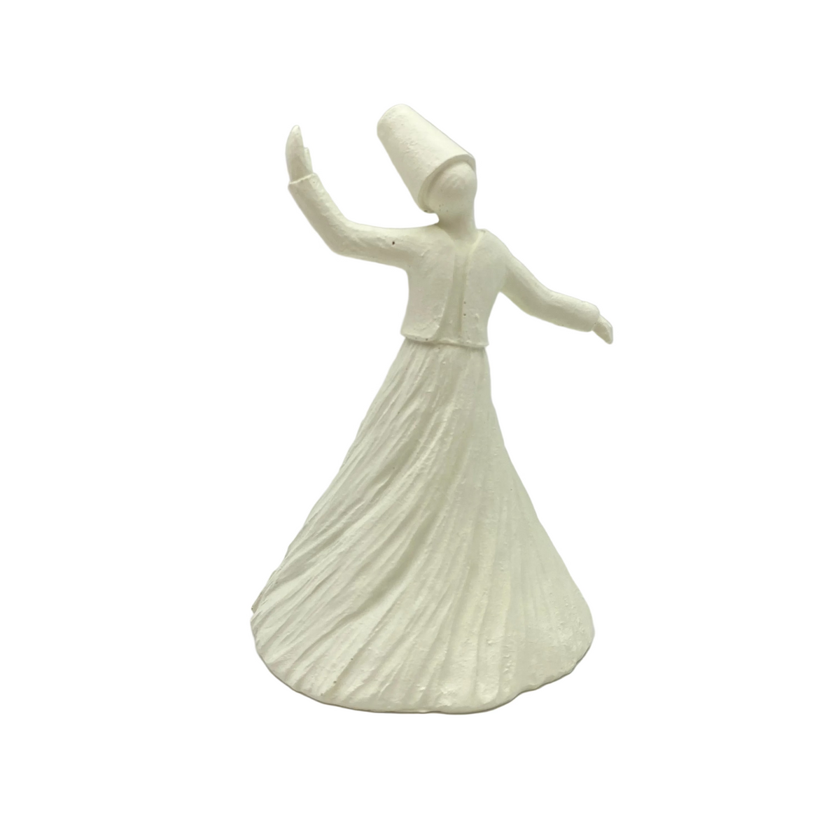 Ivory Dancing Mawlawi Porcelain Decoration Ornament
