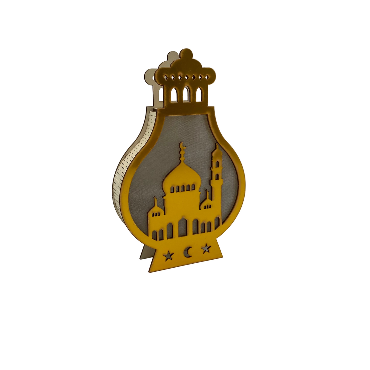 Ramadan Wood Table Decoration With Light