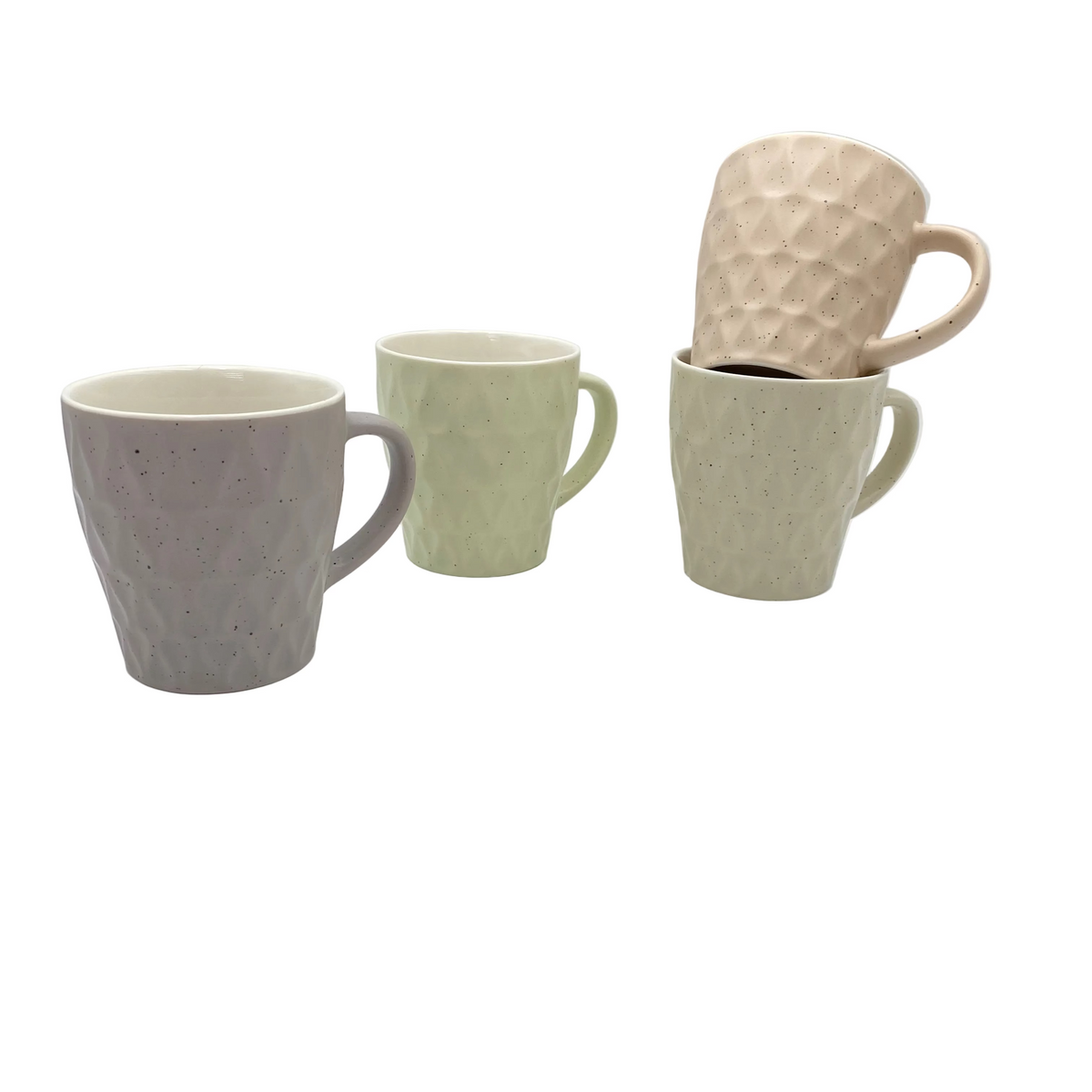 4 Pcs Ceramic Tea Mugs Set