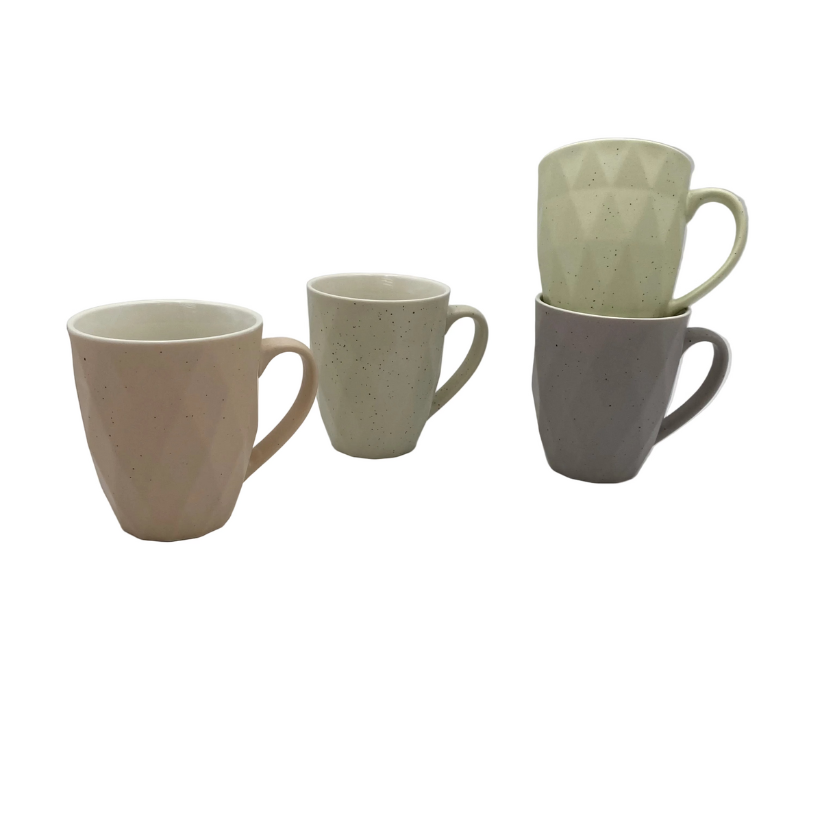4 Pcs Ceramic Tea Mugs Set