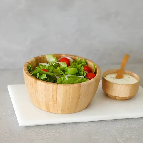 Salad And Fruit Wooden Bowl 25 cm