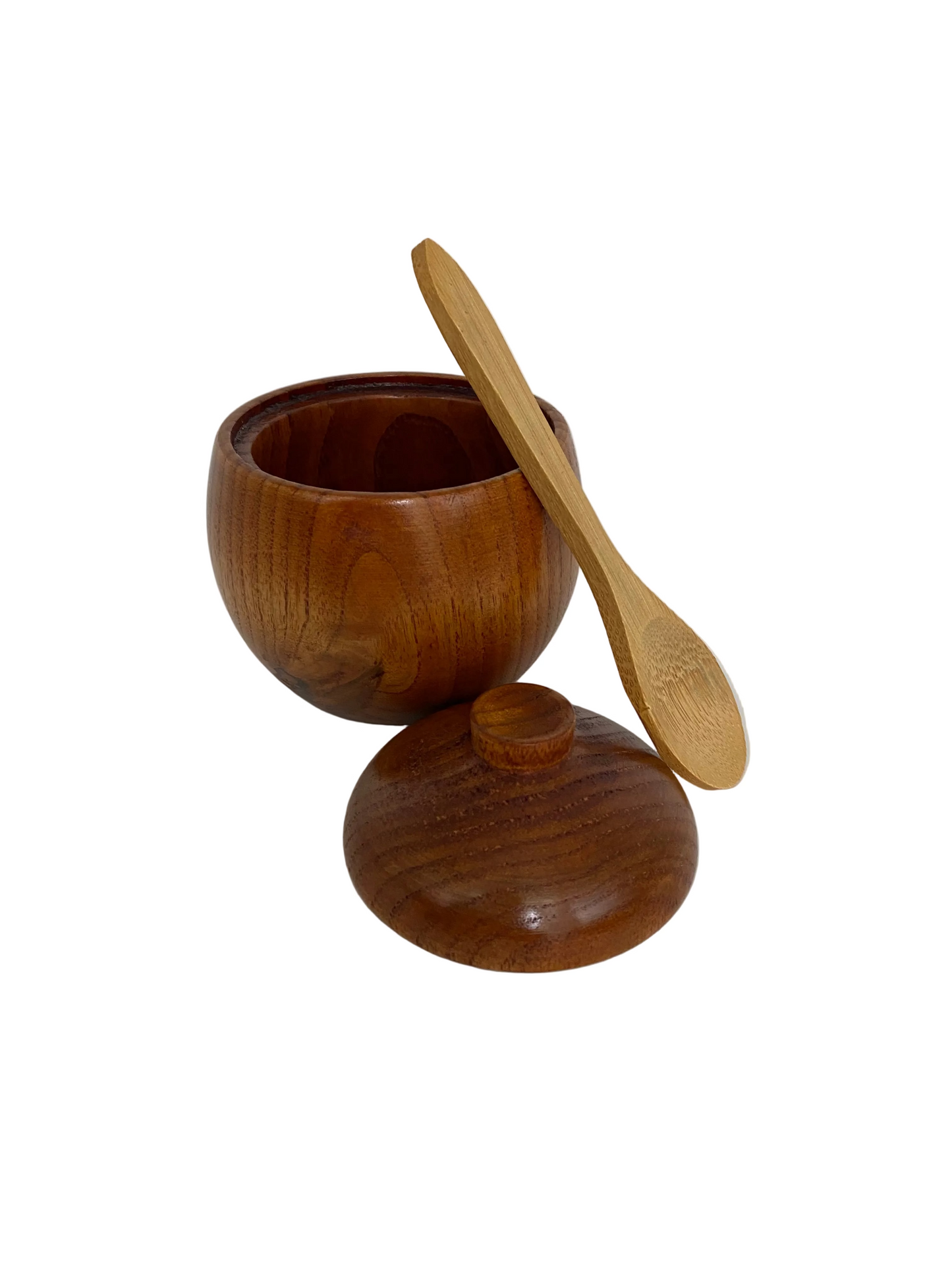 Wooden Sugar Pot