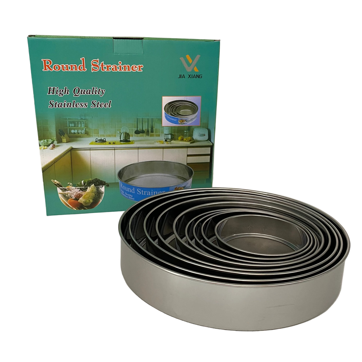 9 Pcs Round Strainer Set