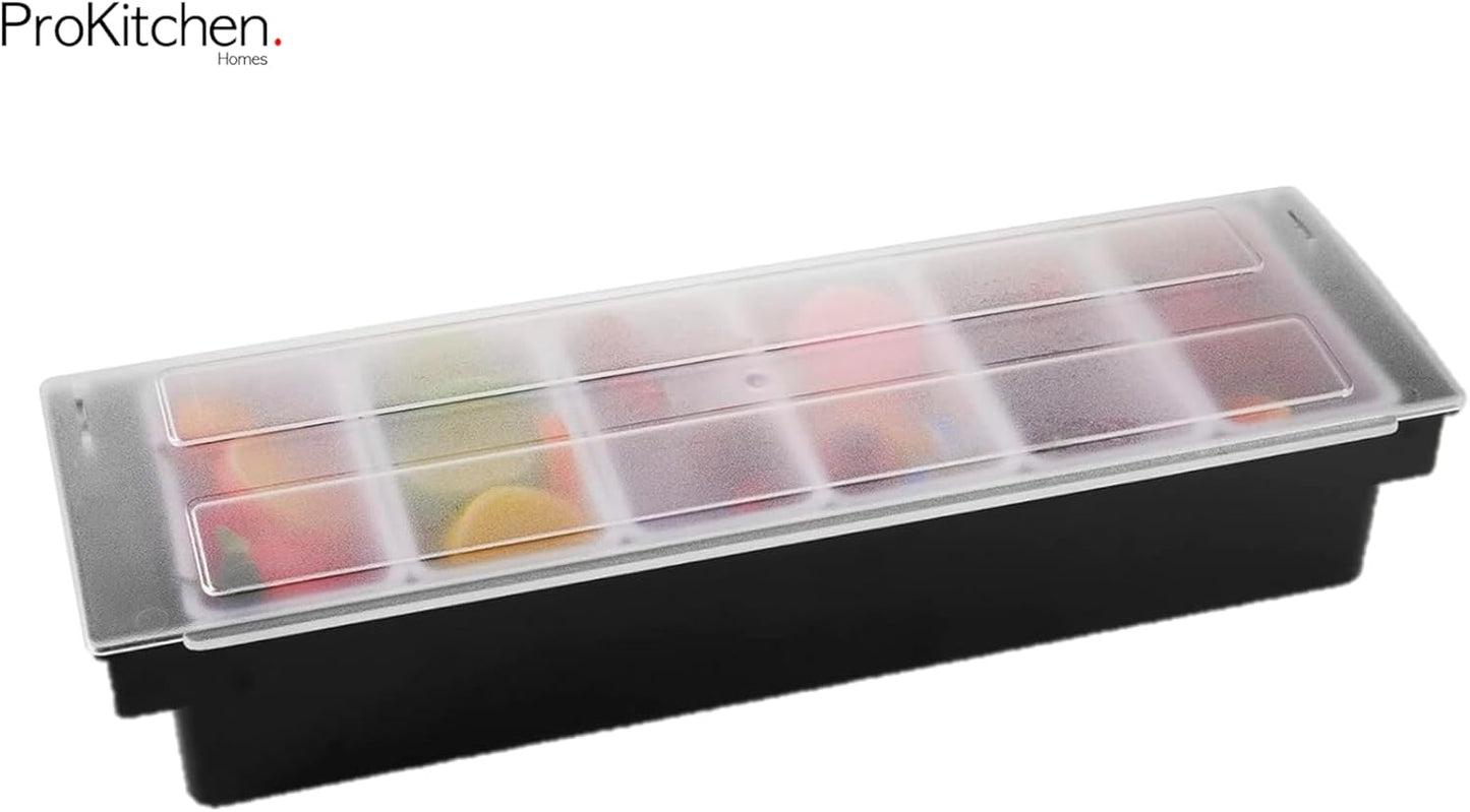 6 Compartments Snack Tray