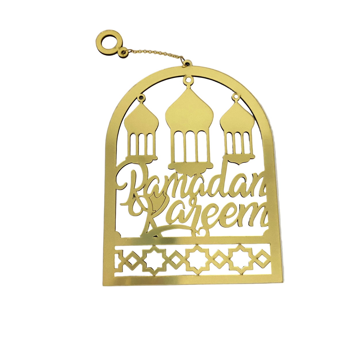 Ramadan Golden Acrylic Hanging Ornament