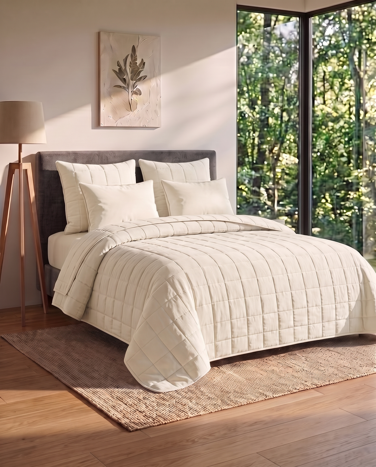 SoftBlend Coverlet – Ivory (Full Set)