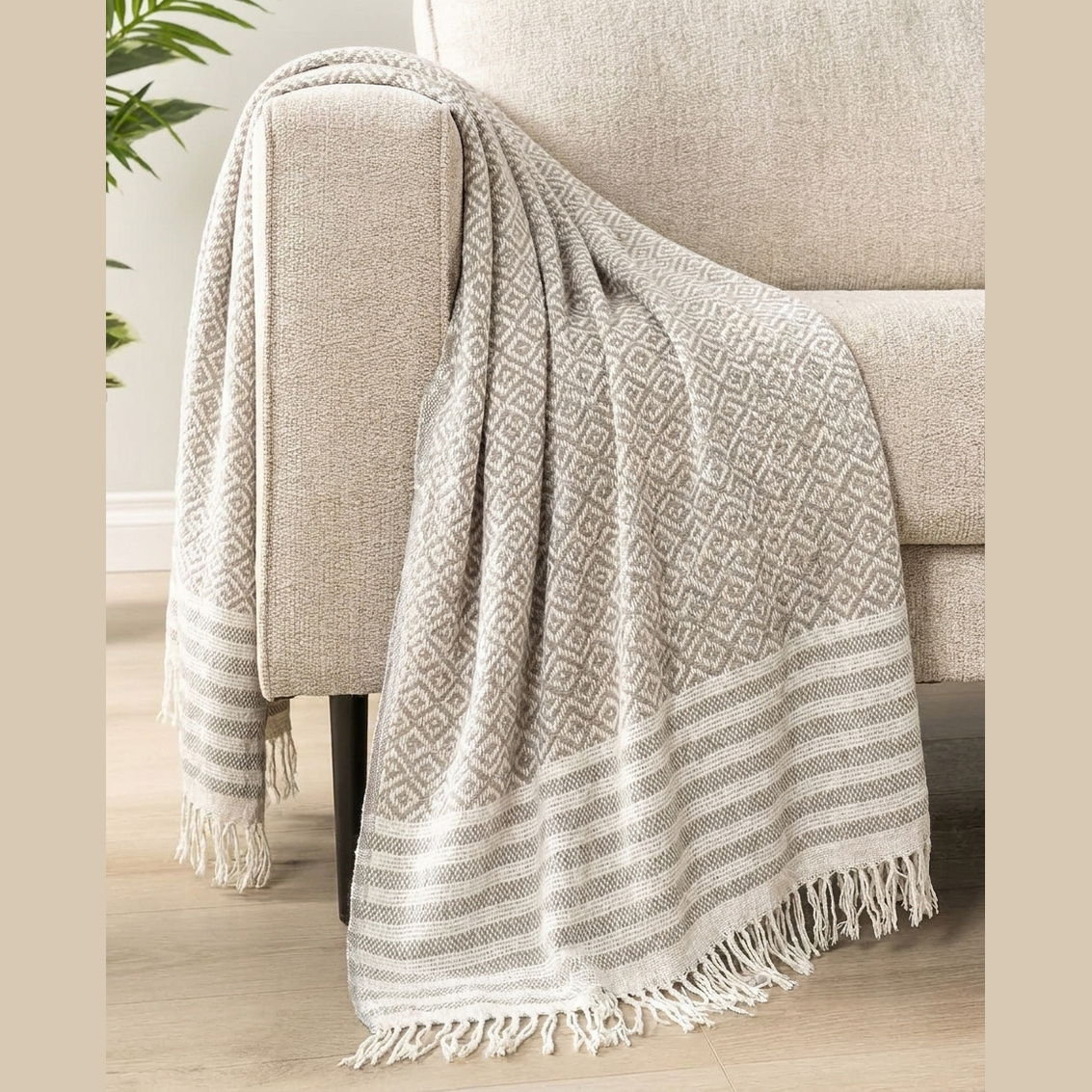 Sand Mosaic Throw Blanket