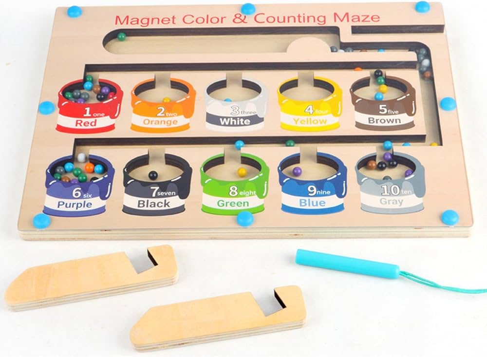 Color Matching Learning Counting Puzzle Board