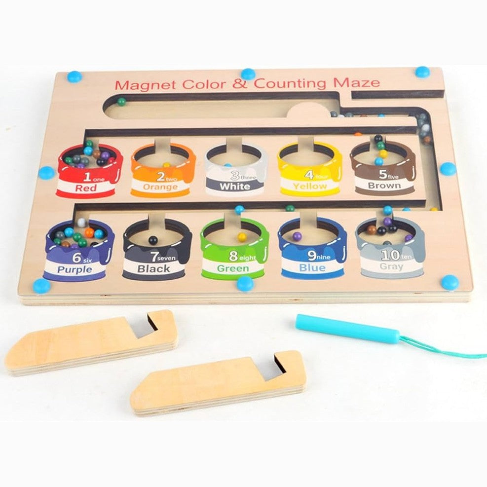Color Matching Learning Counting Puzzle Board