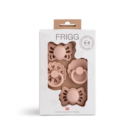 FRIGG
First
pacifier? 4
pack - 0-6M
Floral Heart- Blush