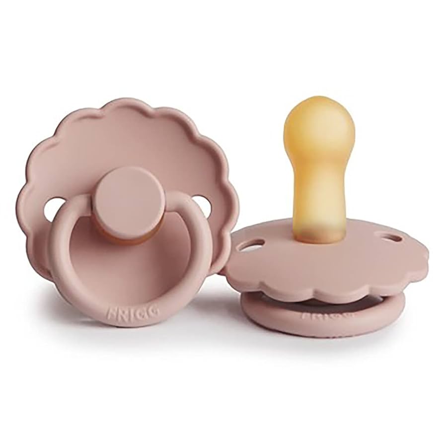 FRIGG Daisy Latex Pacifier 1-Pack Blush