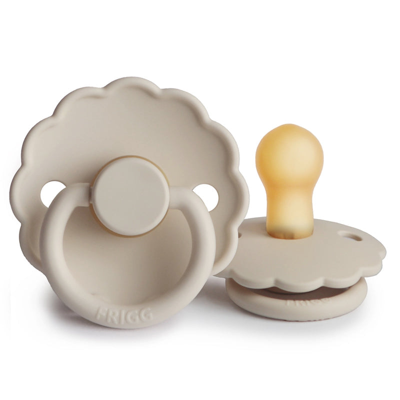 FRIGG Daisy Latex Pacifier 1-Pack Sandstone