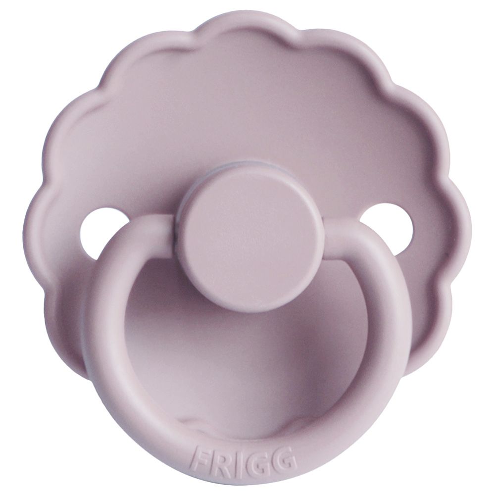 FRIGG Daisy Silicone Pacifier 6-18M 1-Pack Soft Lilac