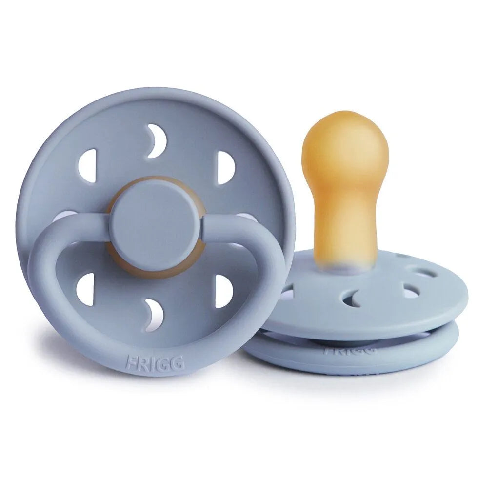 FRIGG Moon Phase Latex Pacifier 1-Pack Stone Blue
