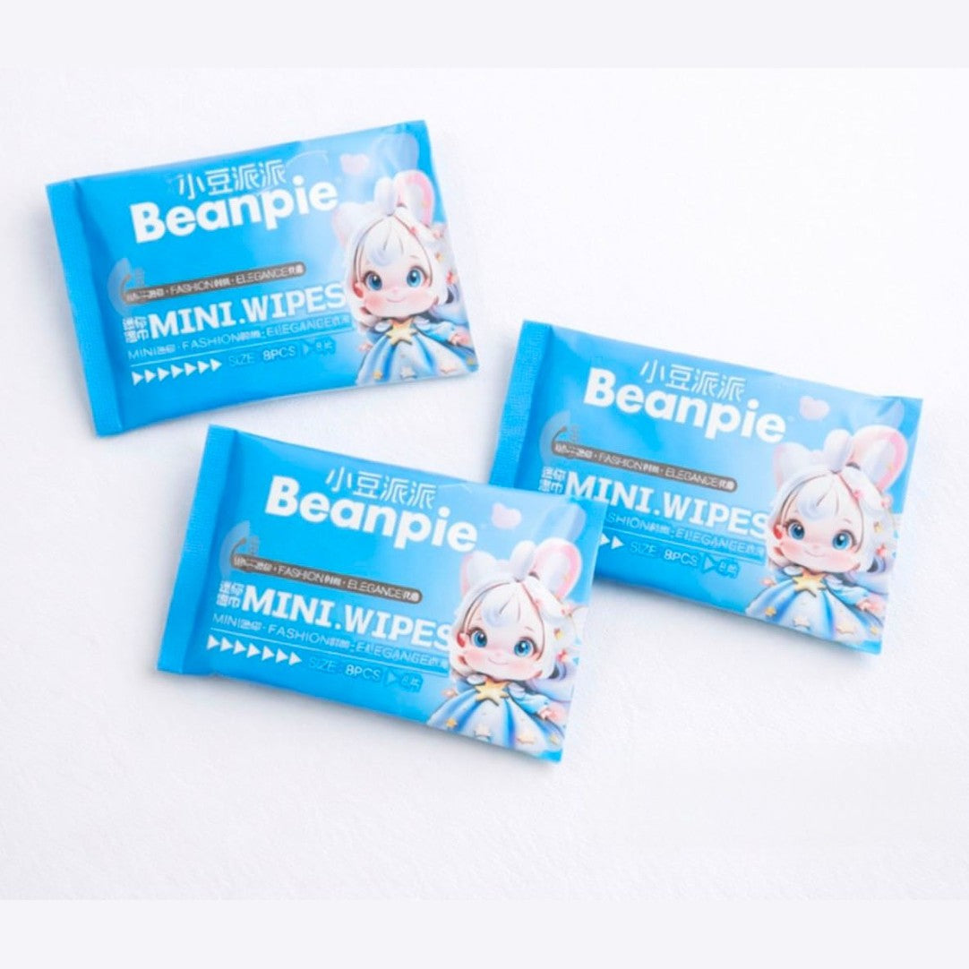 Beanpie, Mini Wipes Set of 8 Bags