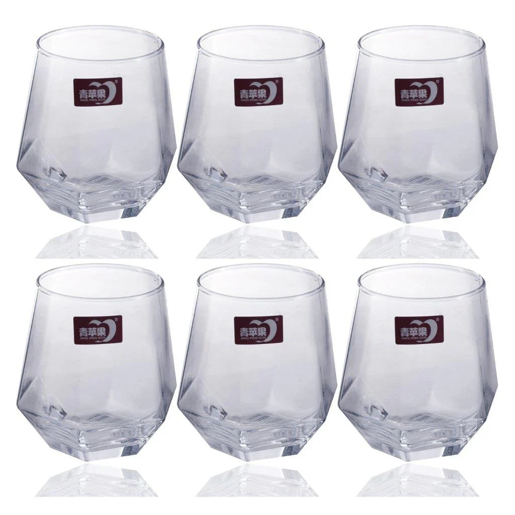 Set of 6 Pcs Glass Tumbler
