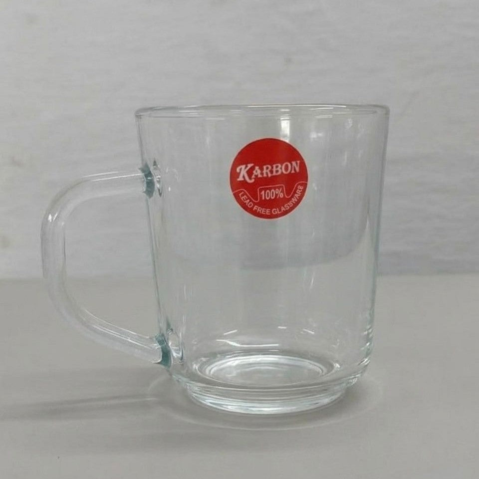 Set Of 6 Pcs Glass Tea Mugs
