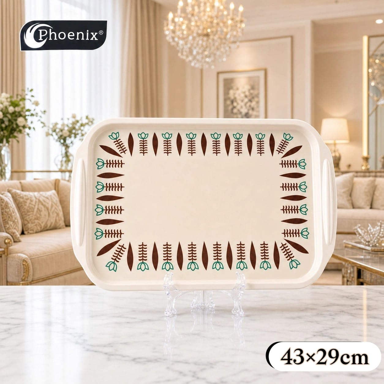 Phoenix, Rectangular Melamine Tray