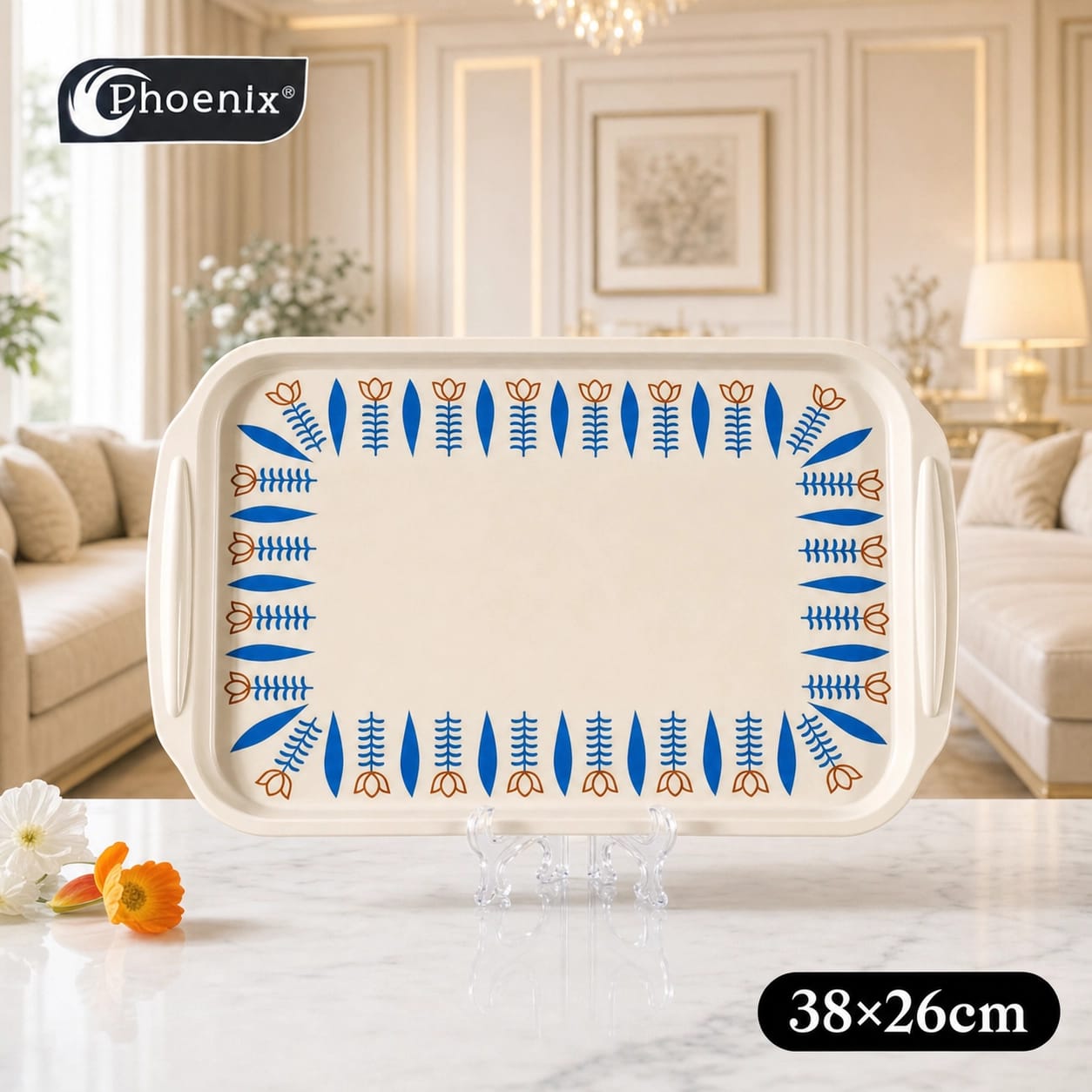 Phoenix, Rectangular Melamine Tray