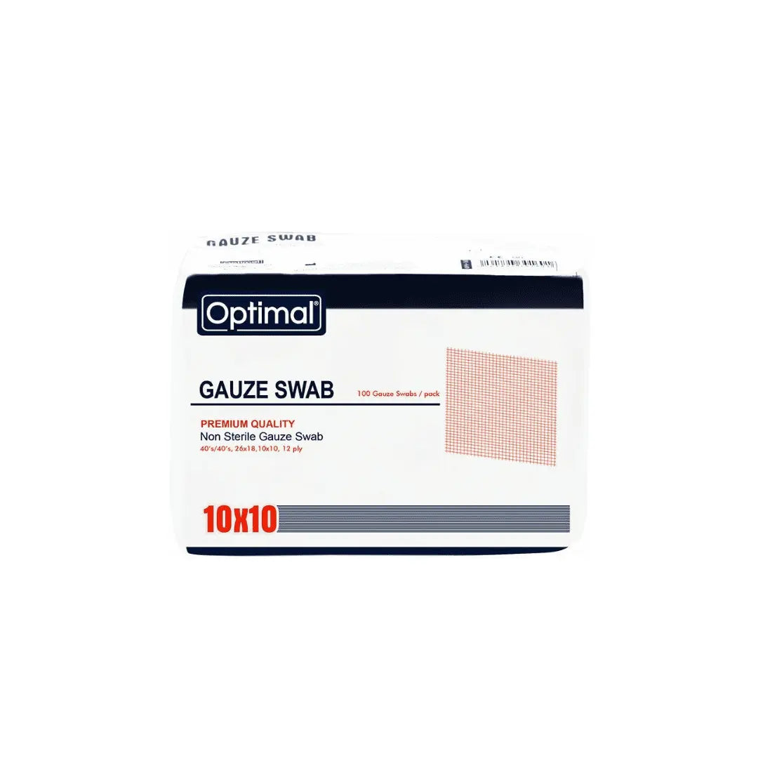 Non sterile Gauze Size 10x10 Bandage Optimal - 100 count