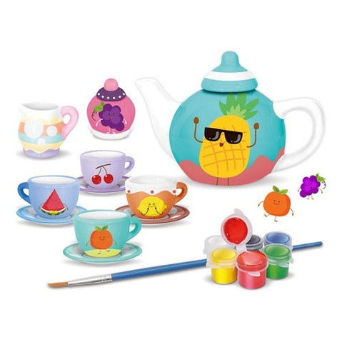 Ceramic Craft to Paint Miniature Tea Set