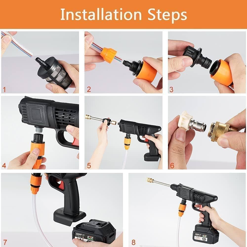 48V Portable Electric Car Water Pressure Washer Power Washer - Medaid International