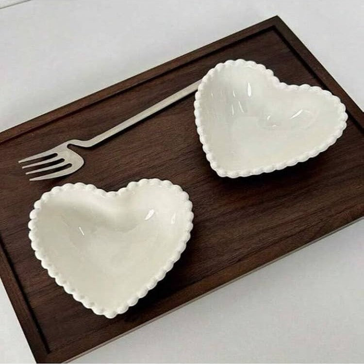 6 Pcs White Porcelain Bowl Set