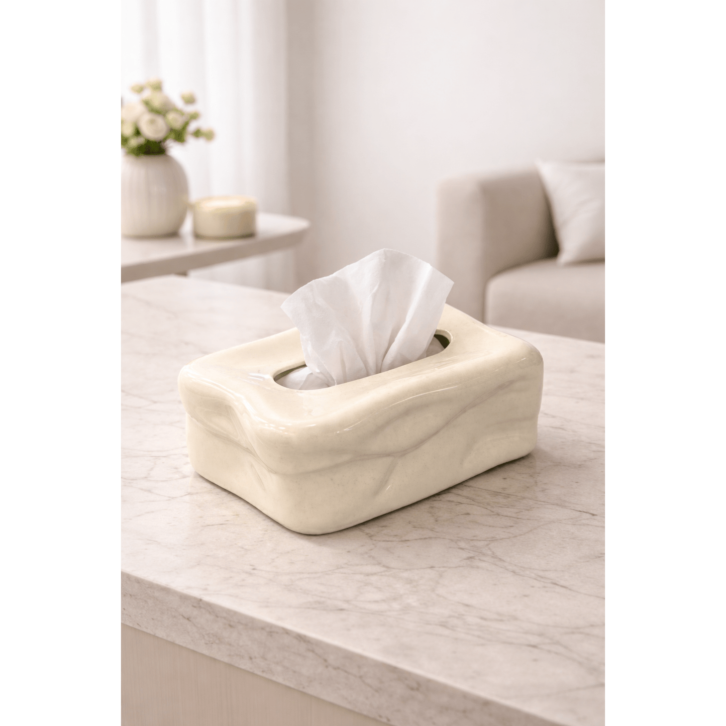 Glossy Tissue Box