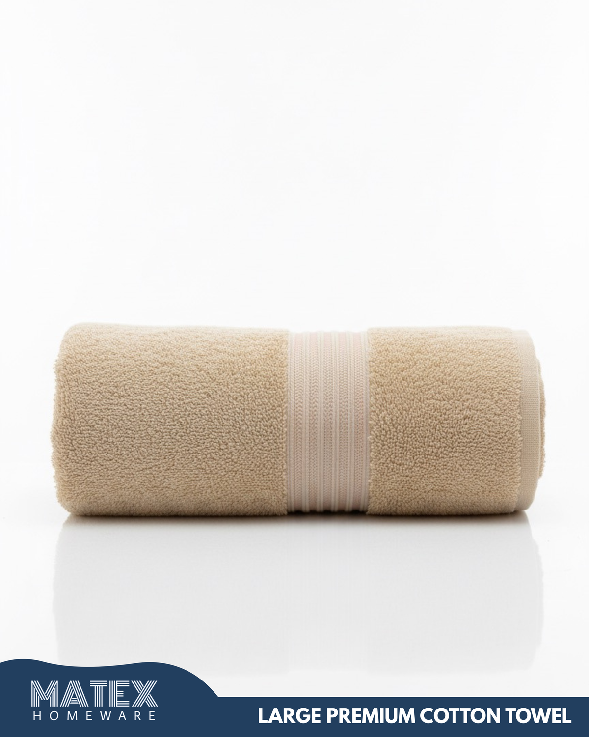 HAYA Medium Premium Cotton Beige 50x90 Towel