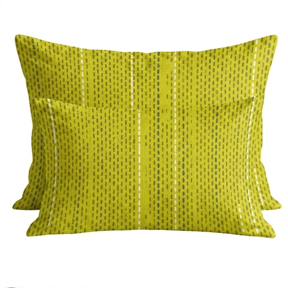GoldenMist Cotton Pillow Case (2pcs)