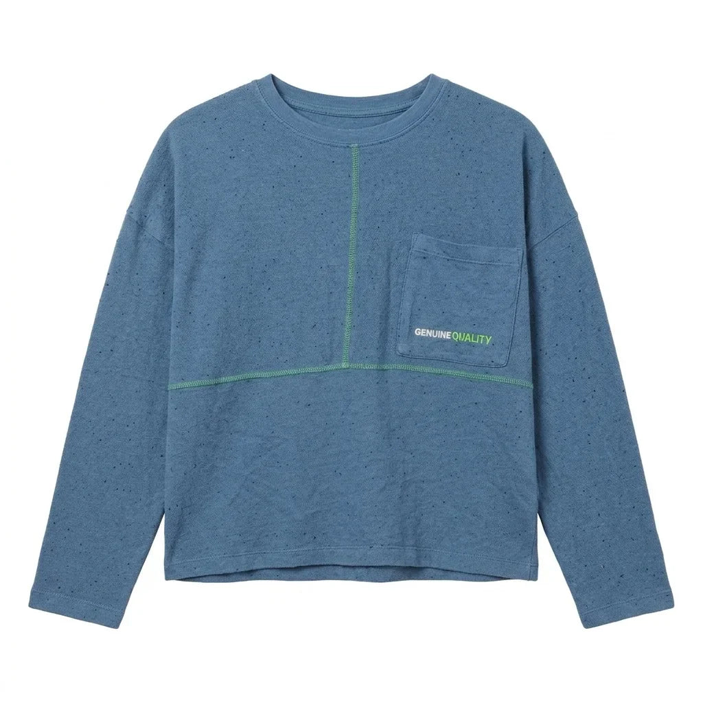 Zara Boy's Blue Chest Pocket Long Sleeve Blouse | Zara In Lebanon