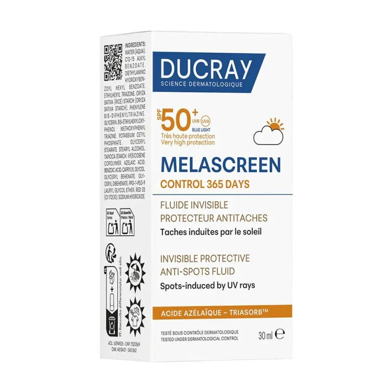 DUCRAY Melascreen Control Invisible Fluid SPF50+ 30 ml
