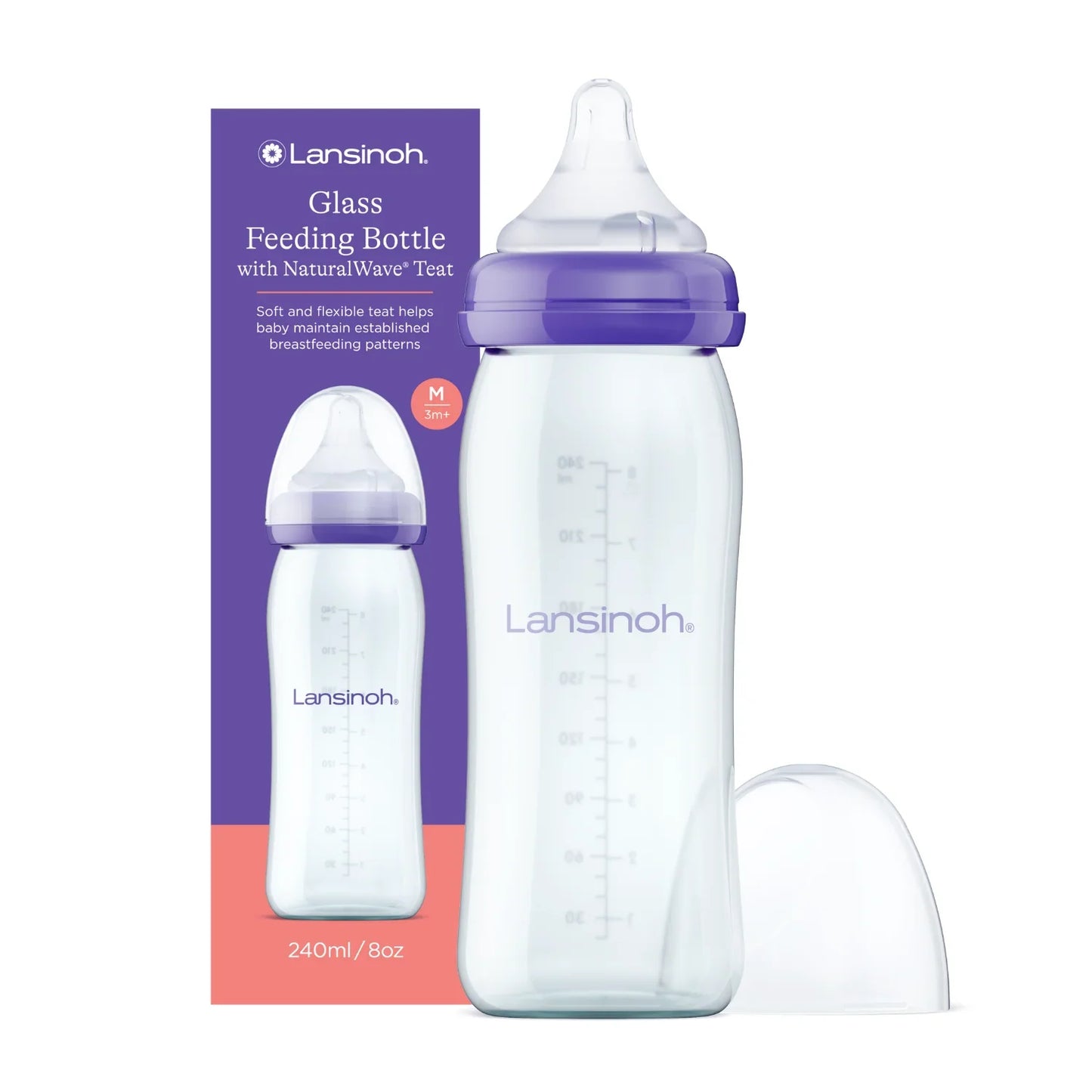 Lansinoh Glass Feeding Bottle