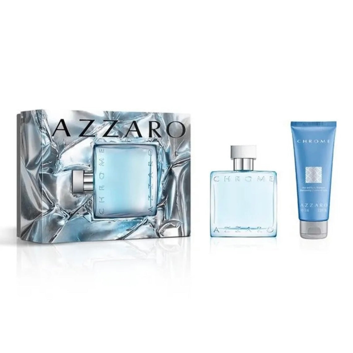 Azzaro Chrome Eau de Toilette 50ml Gift Set For Men