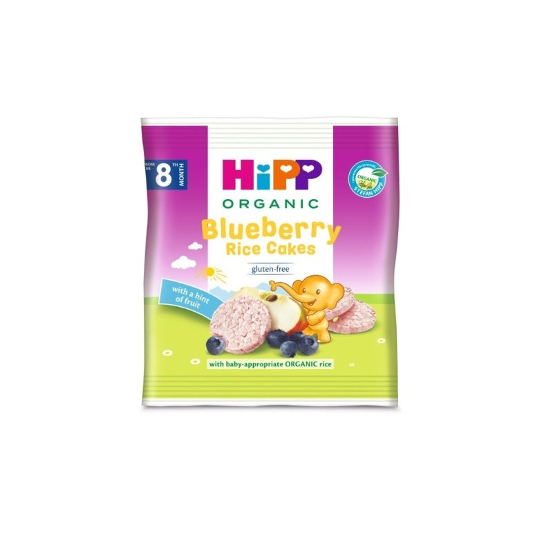 Hipp Blueberry Rice Cakes 8M+ 30G