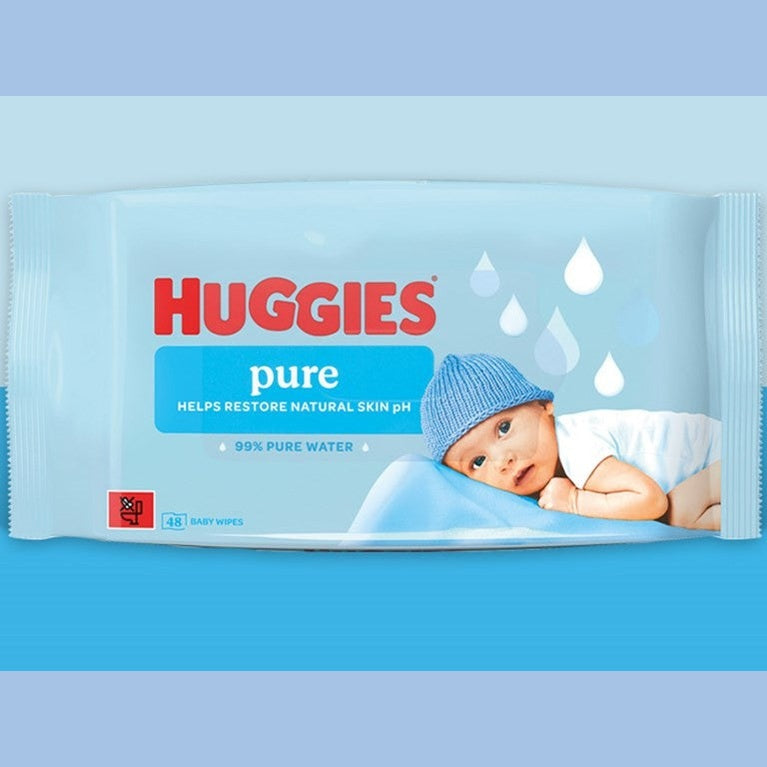Huggies wipes pure