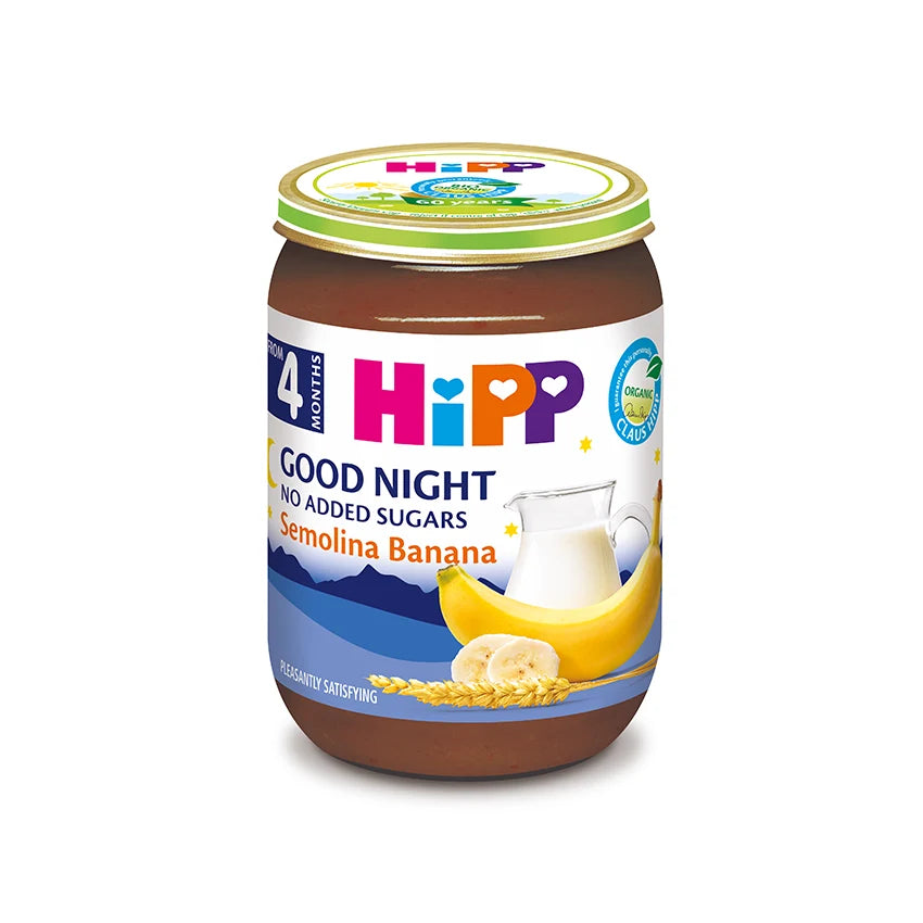 Hipp Goodnight Semolina Banana 4M+ 190G