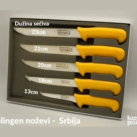 Solingen Butcher Knives – Set of 5 pieces – Made in Germany