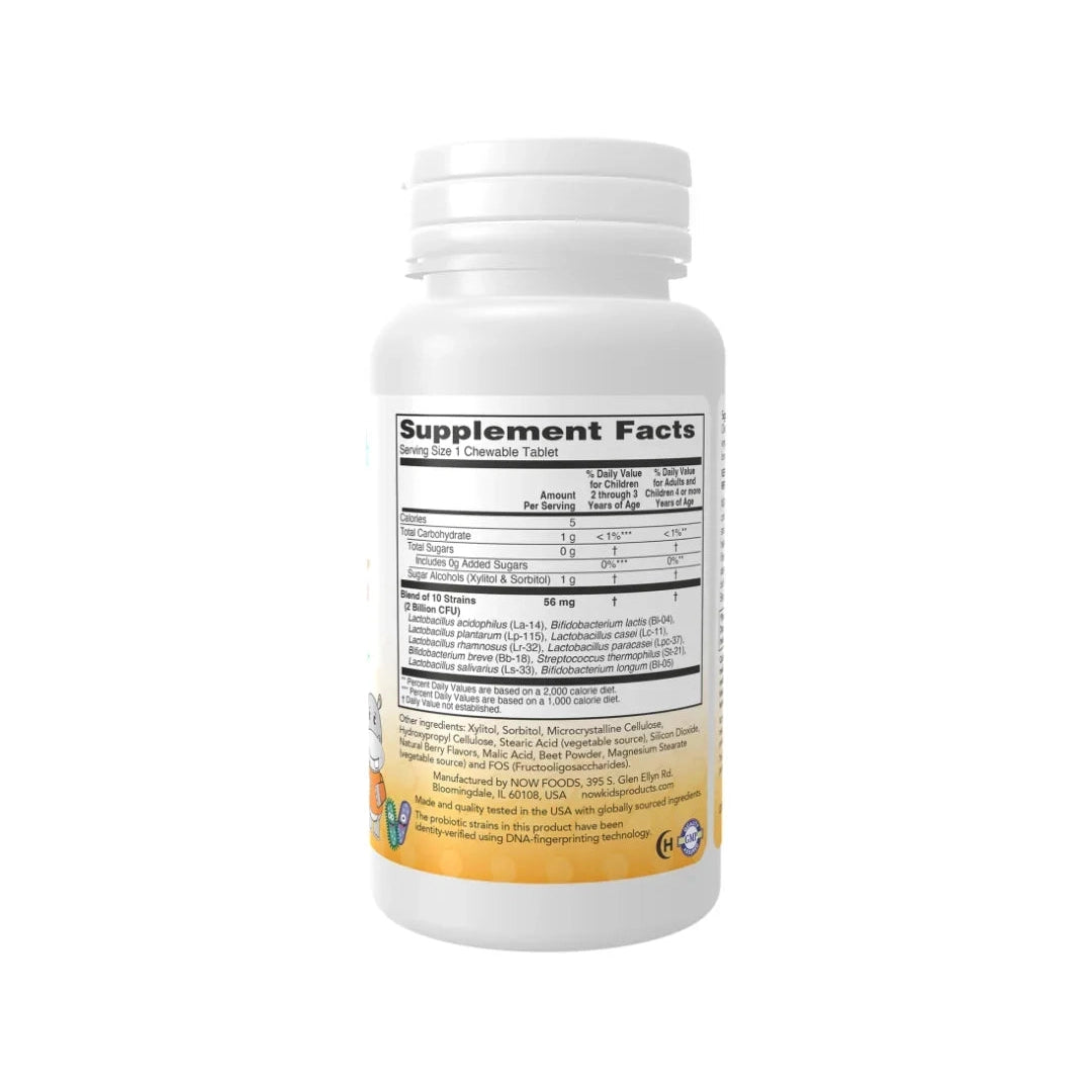Berry Dophilus 2 Billion Cfu 10 Probiotic Strains 60 Chewables