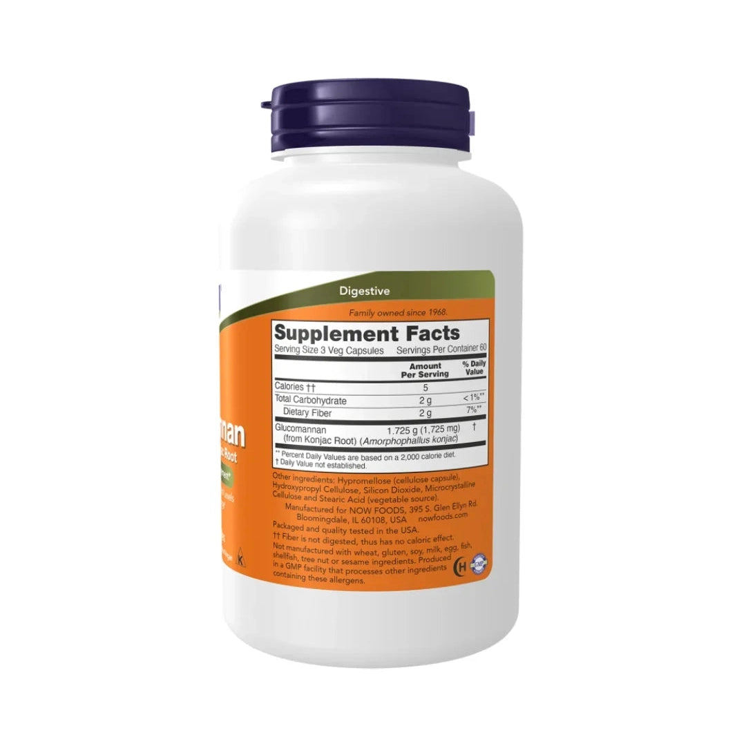 Now Glucomannan 575 Mg Konjac Root 180 Capsules