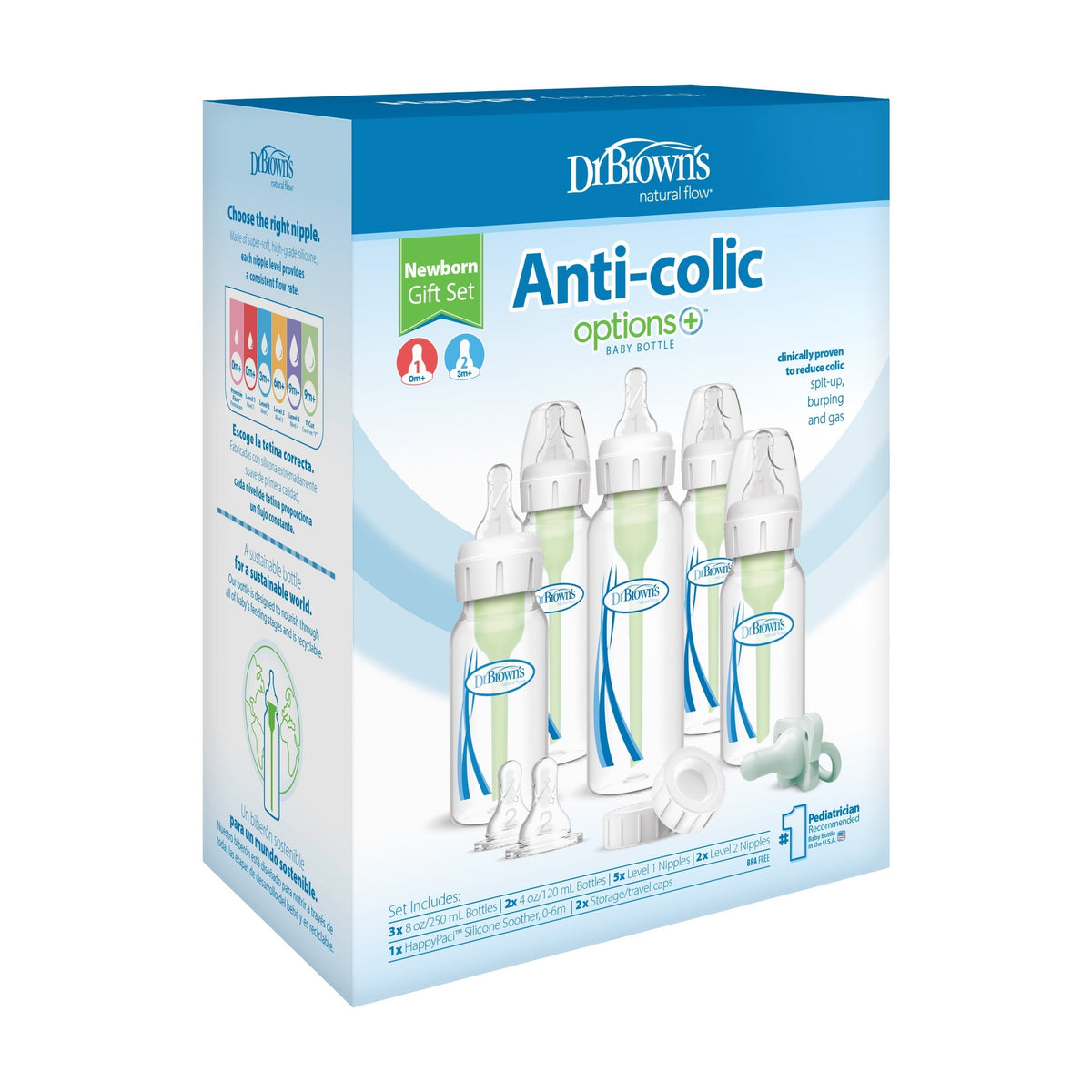 DrBrown's - Narrow Op+ Anti-Colic Newborn Gift Set