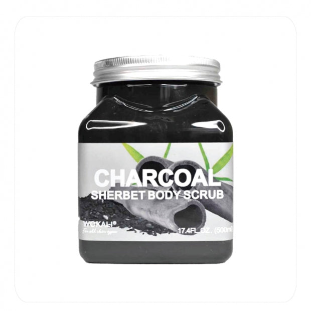 WOKALI SHERBET BODY SCRUB -CHARCOAL