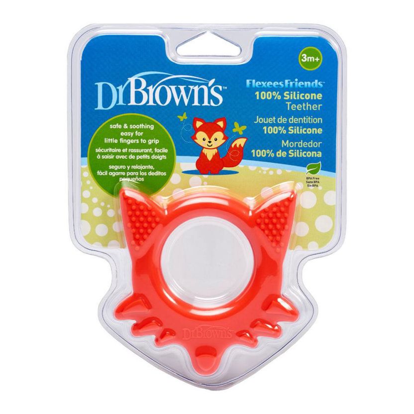 DrBrown's - Flexees Friends Fox Teether - 3m+