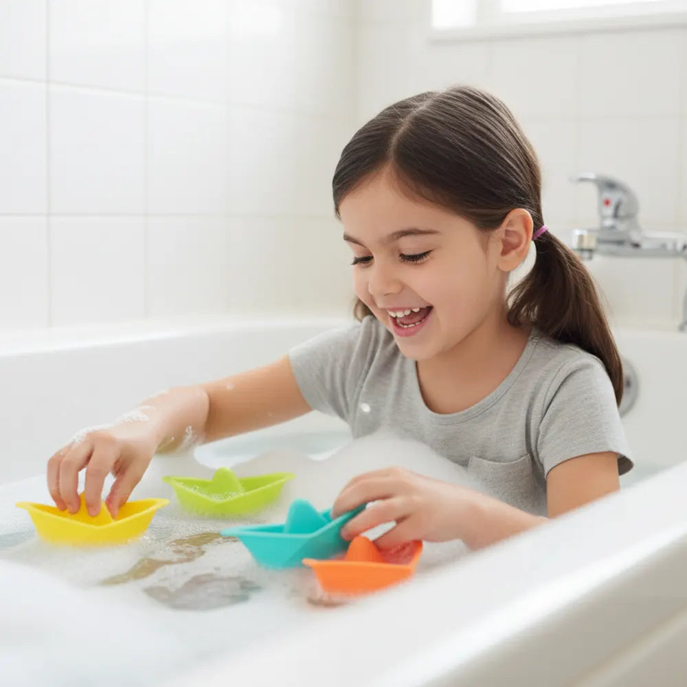 Infantino Simply Silicone Stacking Boats